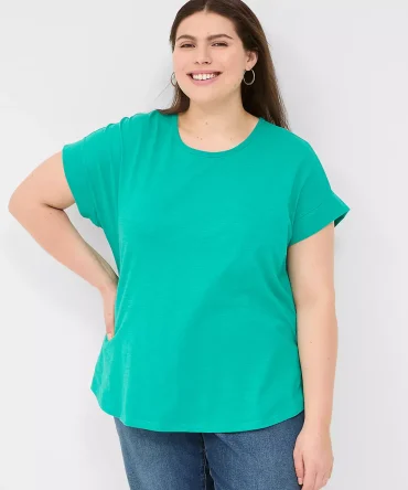 Easy Roll-Sleeve Tee