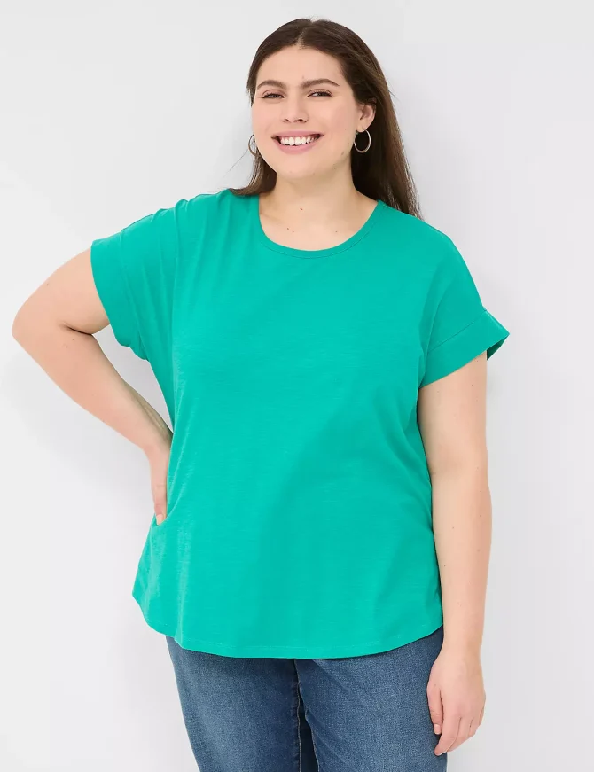 Easy Roll-Sleeve Tee