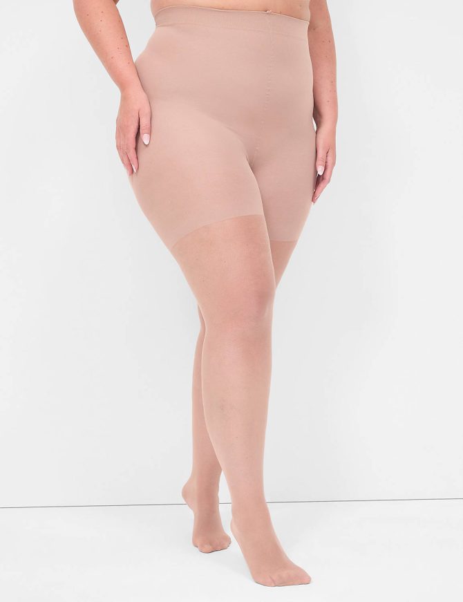 Shimmer Sheer Shaping Tights - Image 3