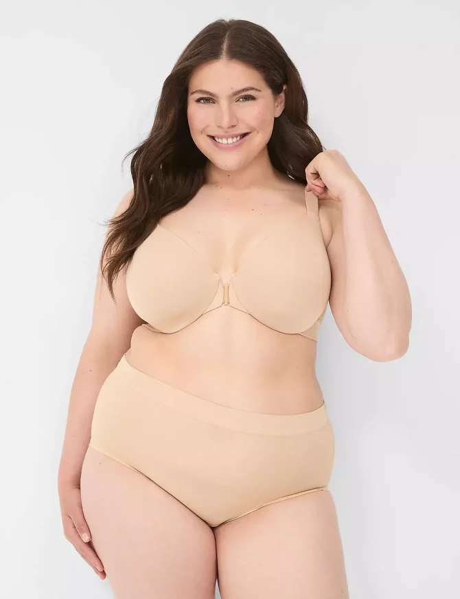 Comfort Bliss Front-Close Lightly Lined Full Coverage Bra