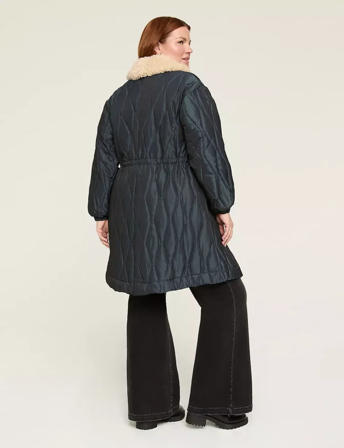 Long Quilted Puffer - Image 2