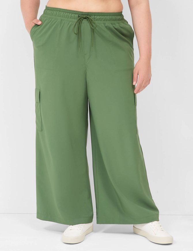 LIVI Stretch Woven Wide Leg Pant