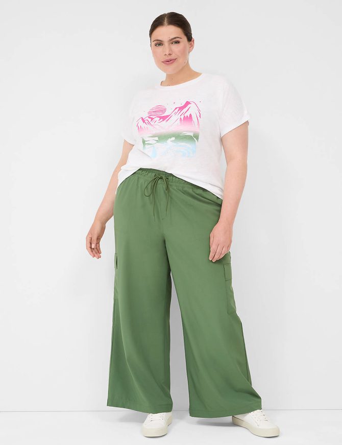 LIVI Stretch Woven Wide Leg Pant - Image 3