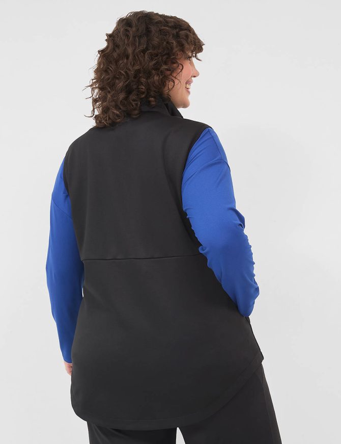 LIVI Quilted Knit Mixed Vest - Image 2