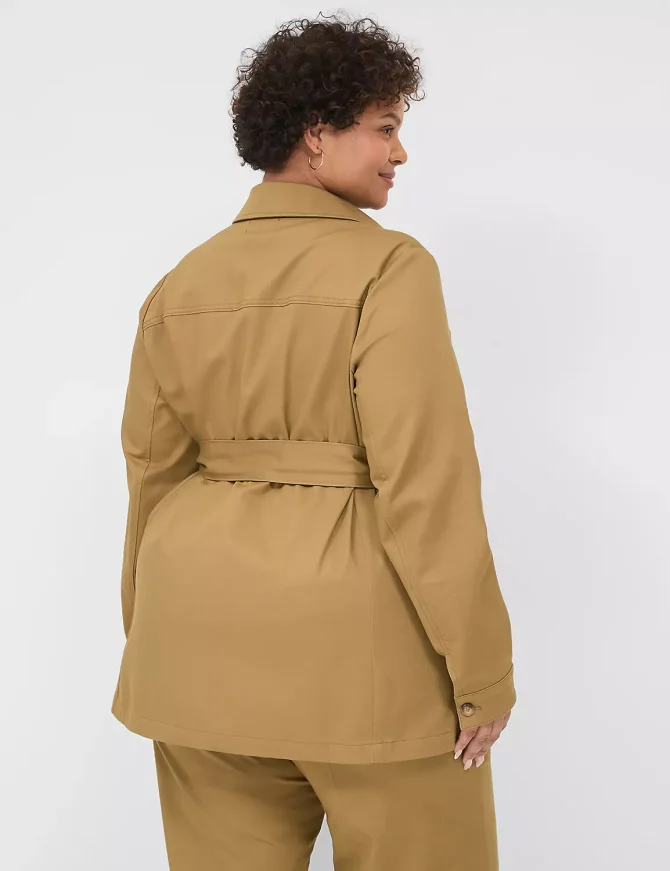 Dobby Belted Jacket - Image 2