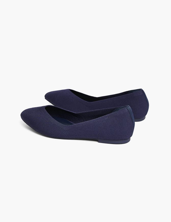 Dream Cloud Pointed Toe Knit Ballet Flat - Image 4