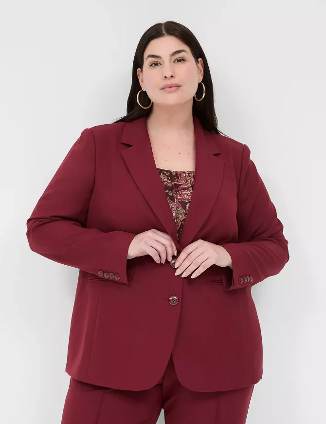 Perfect Drape Two-Button Blazer