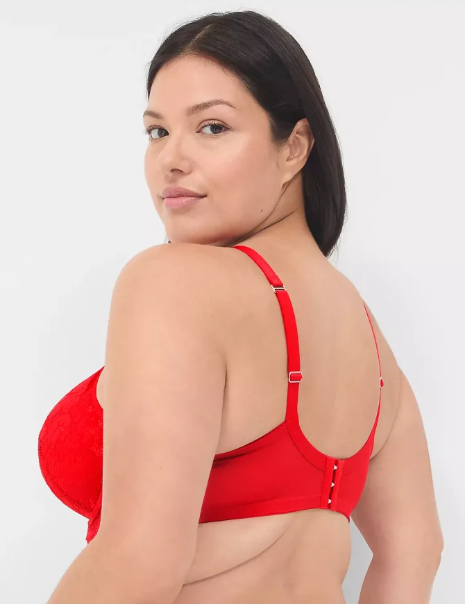 High-Neck Lightly Lined Balconette Bra - Image 2