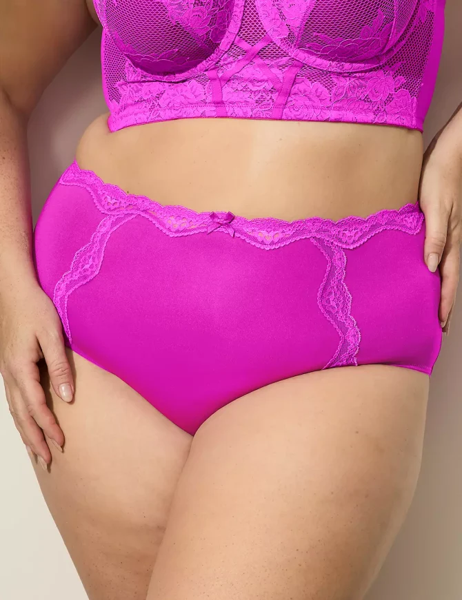 Lace-Trim Full Brief Panty - Image 7