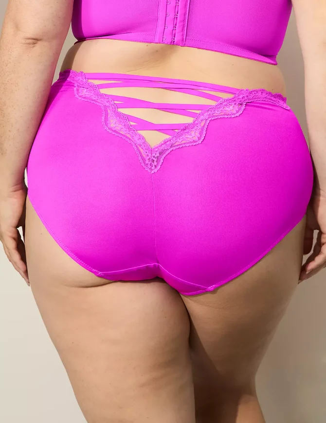 Lace-Trim Full Brief Panty - Image 8