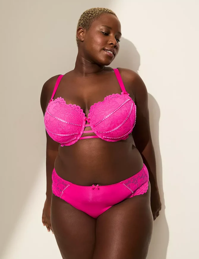 Embellished-Trim Boost Balconette Bra - Image 4