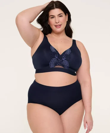 Comfort Bliss Lightly Lined No-Wire Bra With Lace