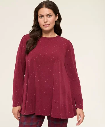 Swing Dew Drop Long-Sleeve Top