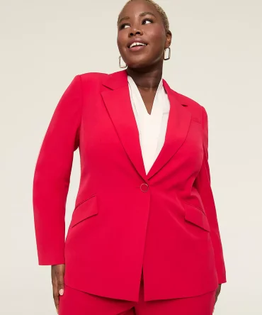 Perfect Drape One-Button Blazer