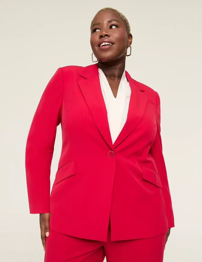 Perfect Drape One-Button Blazer