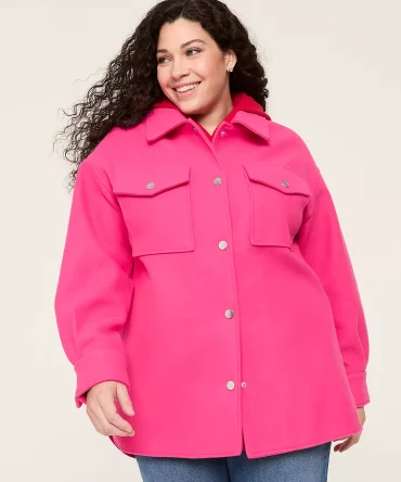 Faux-Wool Shacket