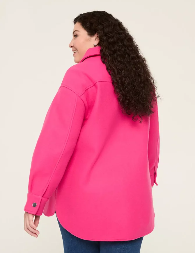 Faux-Wool Shacket - Image 2