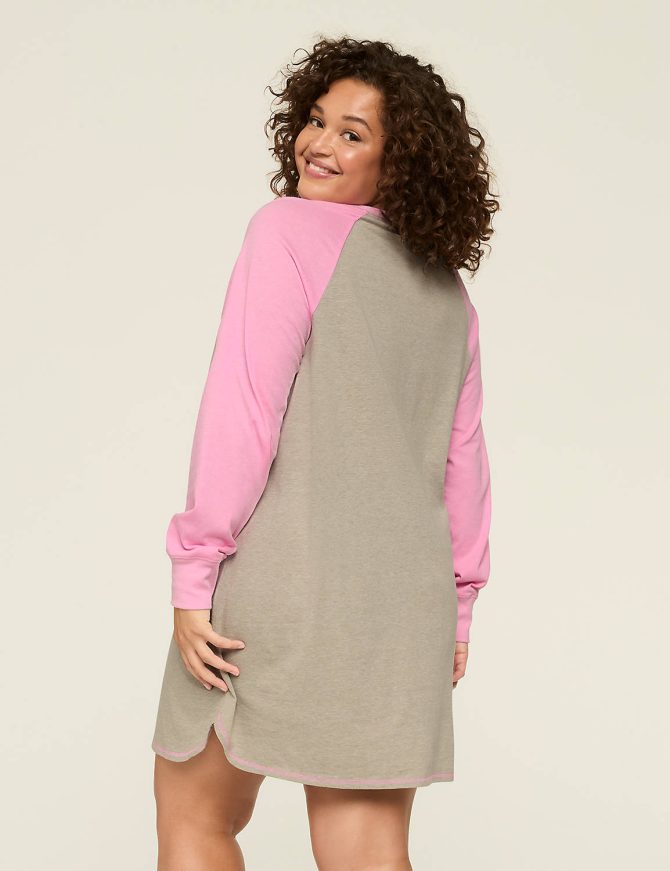 Comfy Cotton Long-Sleeve Sleepshirt - Image 2