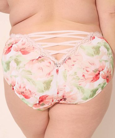 Lace-Trim Full Brief Panty