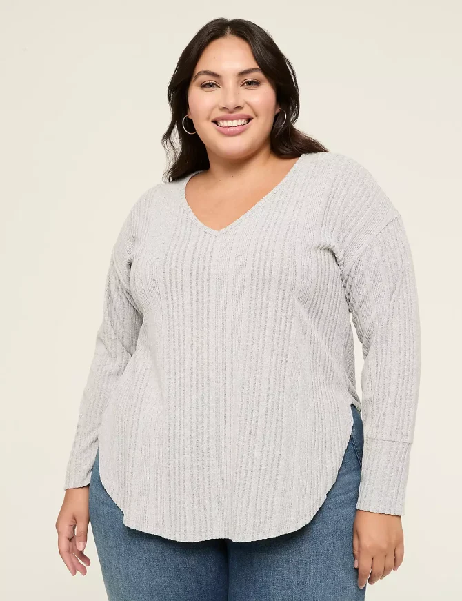 Cozy Rib Long-Sleeve Tee