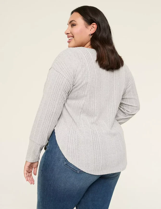 Cozy Rib Long-Sleeve Tee - Image 2