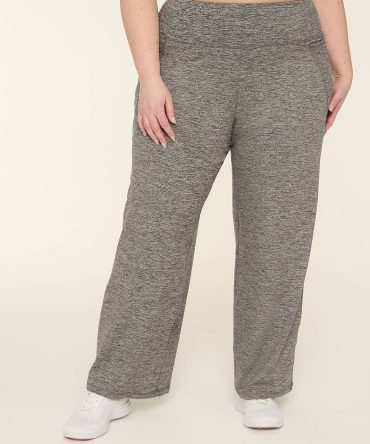LIVI High-Rise Marl LIVI Soft Wide Leg Pant