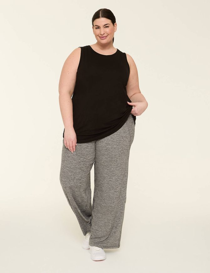 LIVI High-Rise Marl LIVI Soft Wide Leg Pant - Image 3