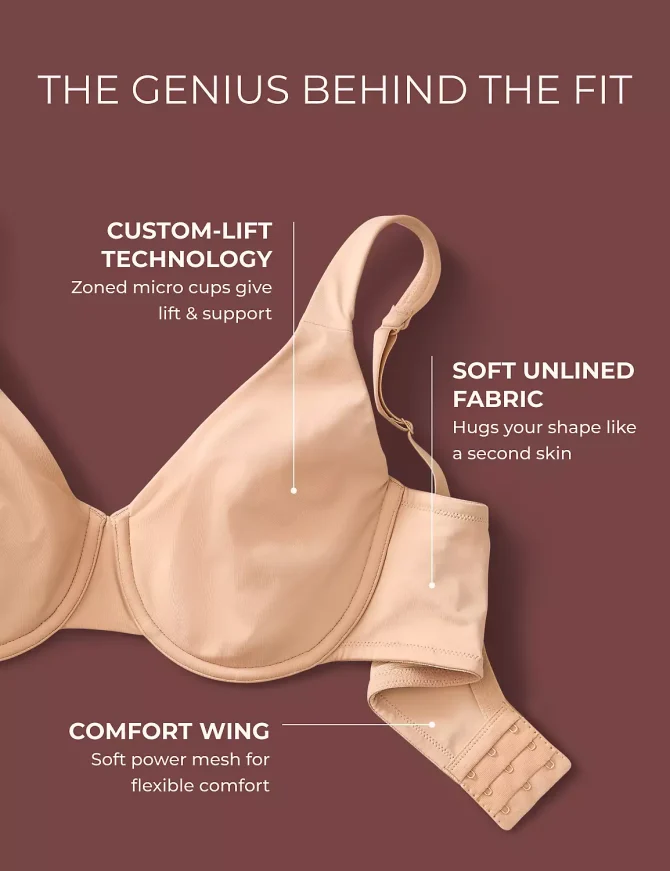 Smart Lift Unlined Balconette Bra - Image 6