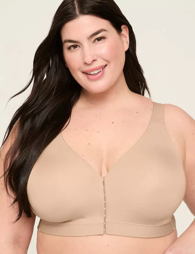Front-Close Comfort Bliss Lightly Lined No-Wire Bra - Image 8