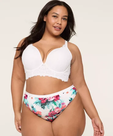 Smooth Boost Lace Longline Plunge Bra