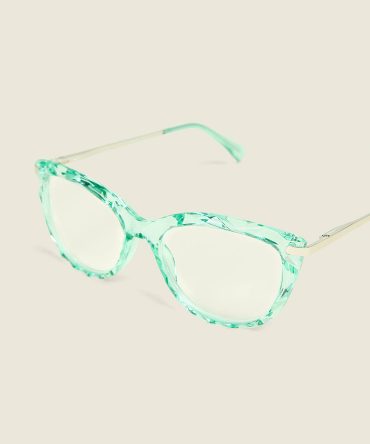 Textured Cateye Reading Glasses