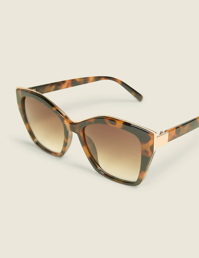 Goldtone Cateye Sunglasses - Image 2