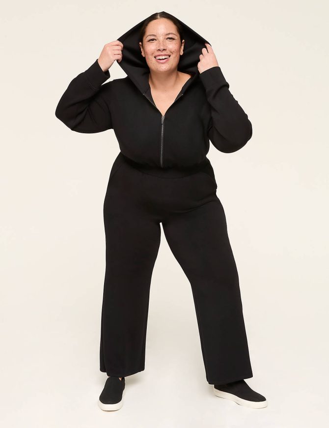 LIVI Hooded Journey Zip-Up Jumpsuit