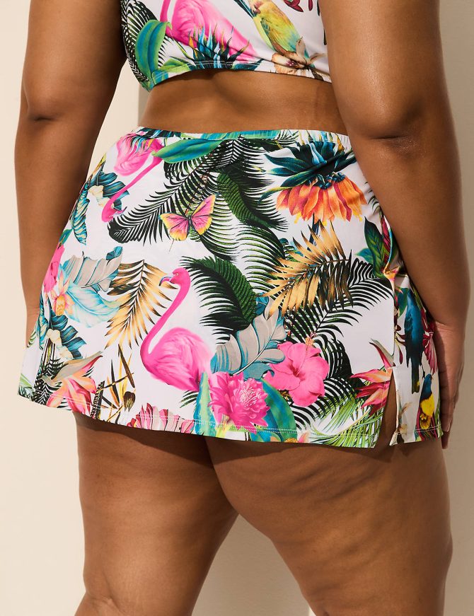 Side Slit Swim Skirt - Image 2