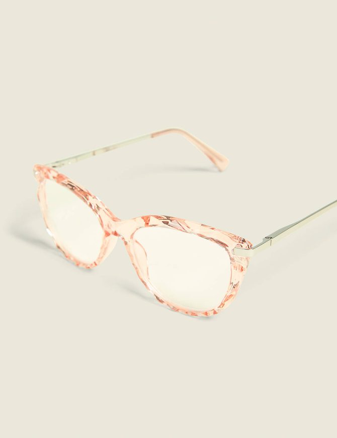 Textured Cateye Reading Glasses