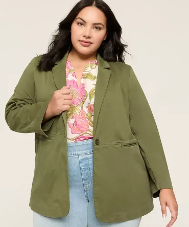 Oversized Twill Jacket