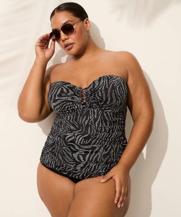 Underwire Balconette Strappy Tankini Top