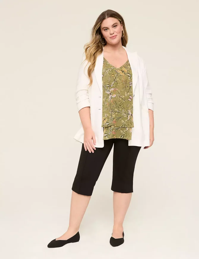 Linen 3/4-Sleeve Jacket - Image 4