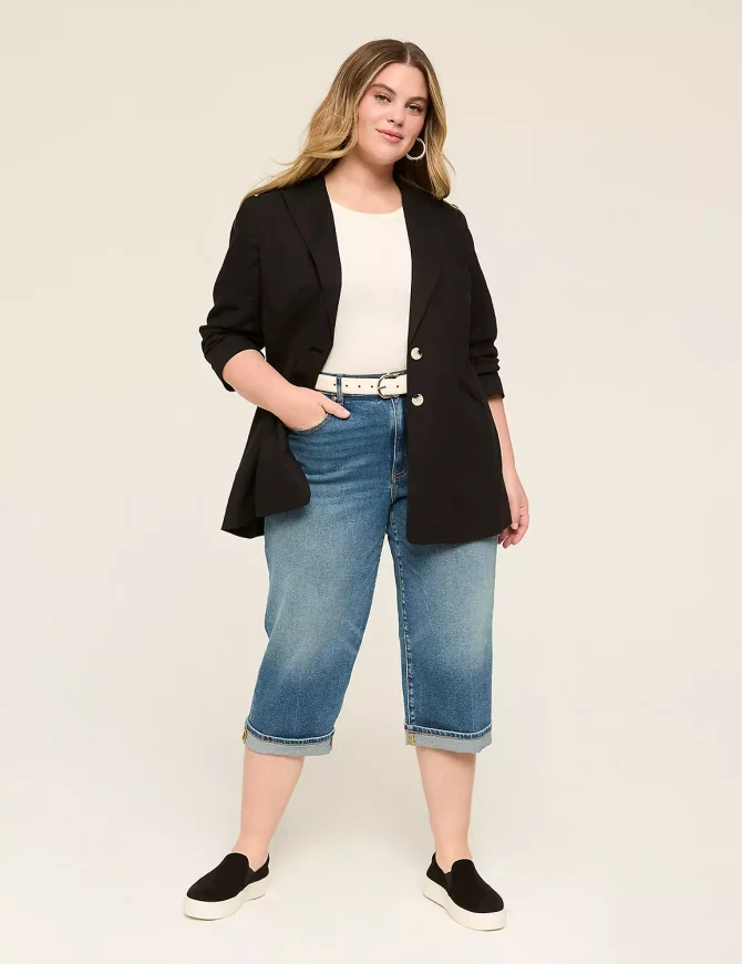 Linen 3/4-Sleeve Jacket - Image 7
