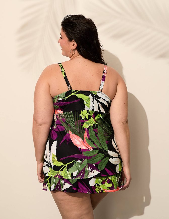 Underwire Knot-Front Tankini Top - Image 7