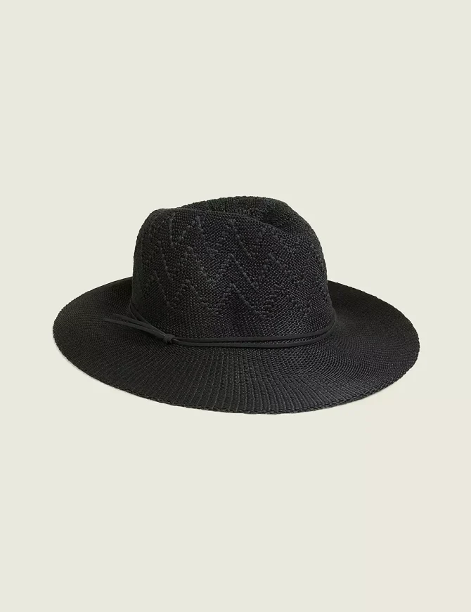 Fedora Hat With Interior Adjustable Tie