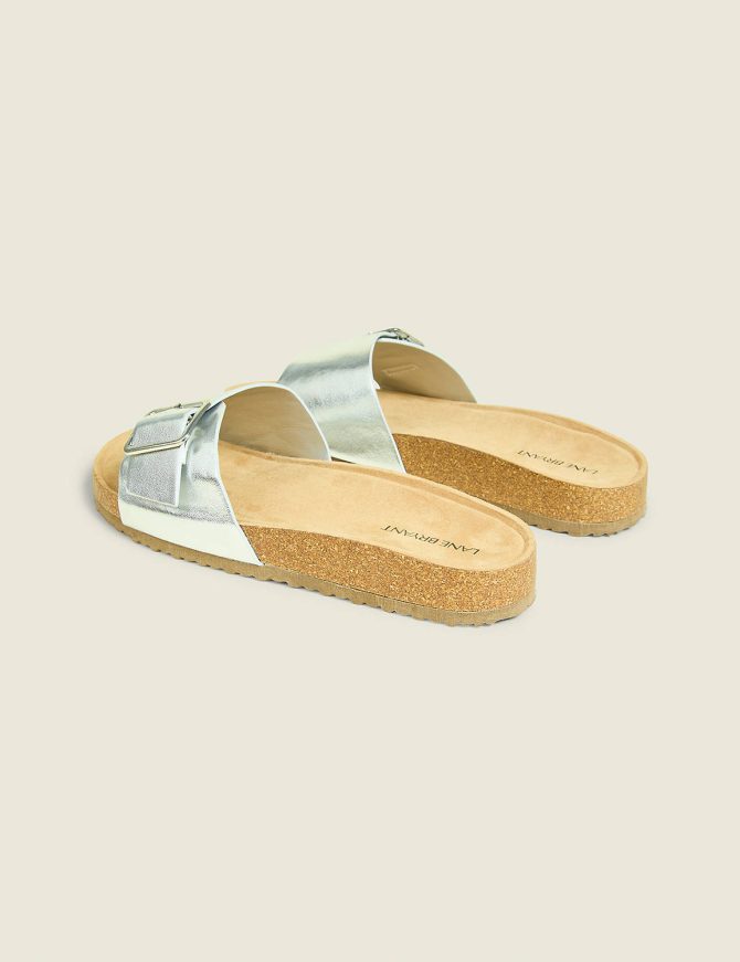 Dream Cloud Buckle-Detail Slip-On Sandal - Image 4