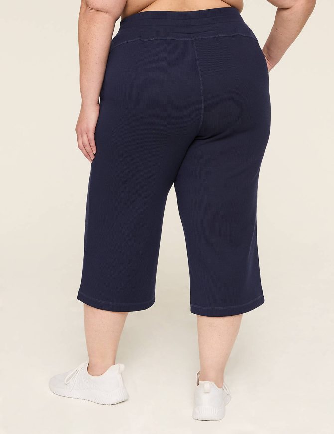 LIVI Ribbed Journey Capri Relaxed Straight Pant - Image 2