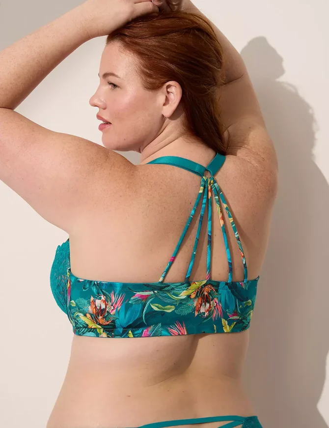 Front-Close Strappy-Back Boost Plunge Bra - Image 3