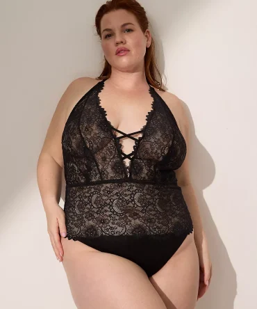 No-Wire Lace Bodysuit