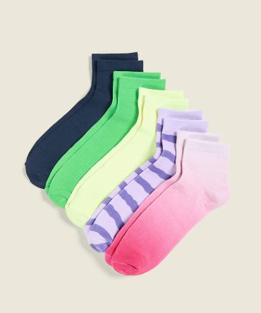 5-Pack Ankle Socks - Tie Dye