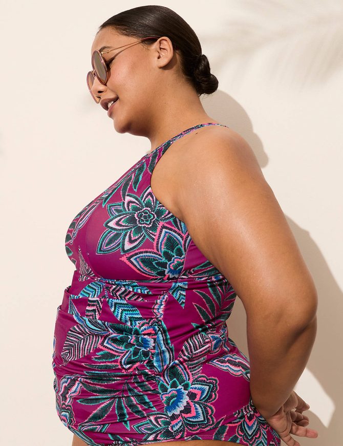 No-Wire High-Neck Tankini Top - Image 3