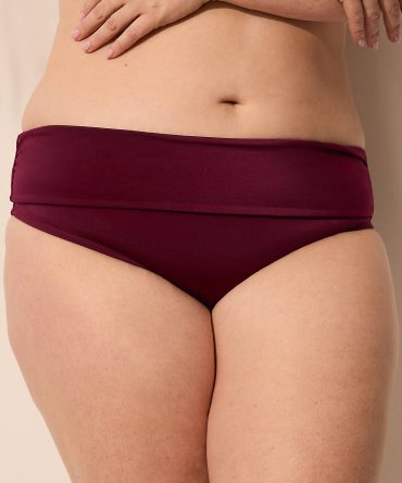 Foldover-Waist Swim Brief
