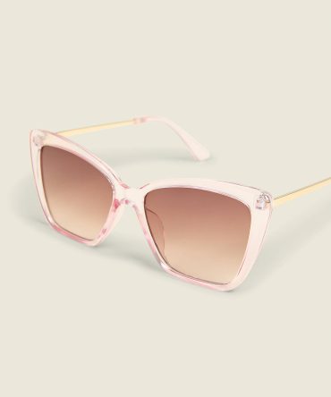 Pink Jelly Cateye Sunglasses
