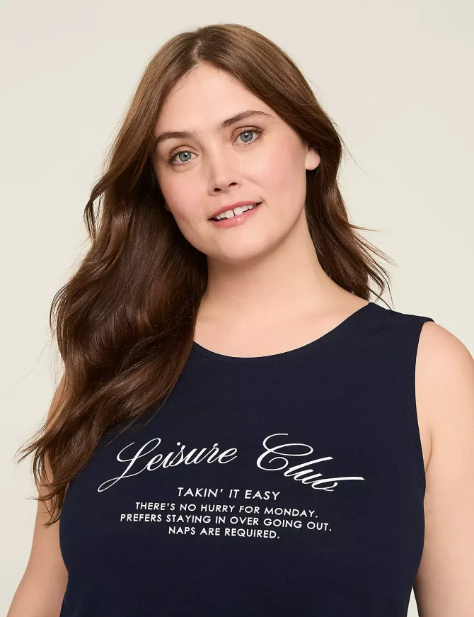 Comfy Cotton Cross-Back Tank & Legging PJ Set - Image 8